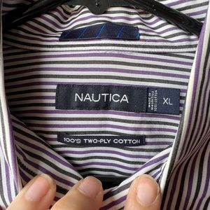 Nautica Mens Dress shirt (button down long sleeve)